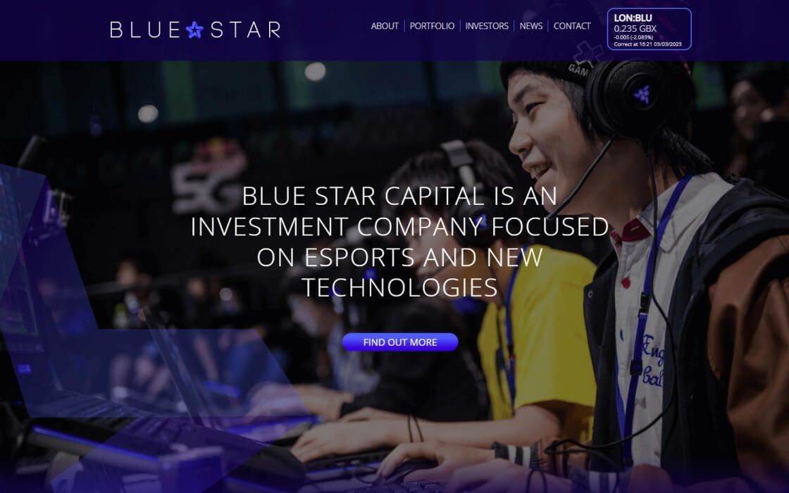 Website Development for Blue Star Capital